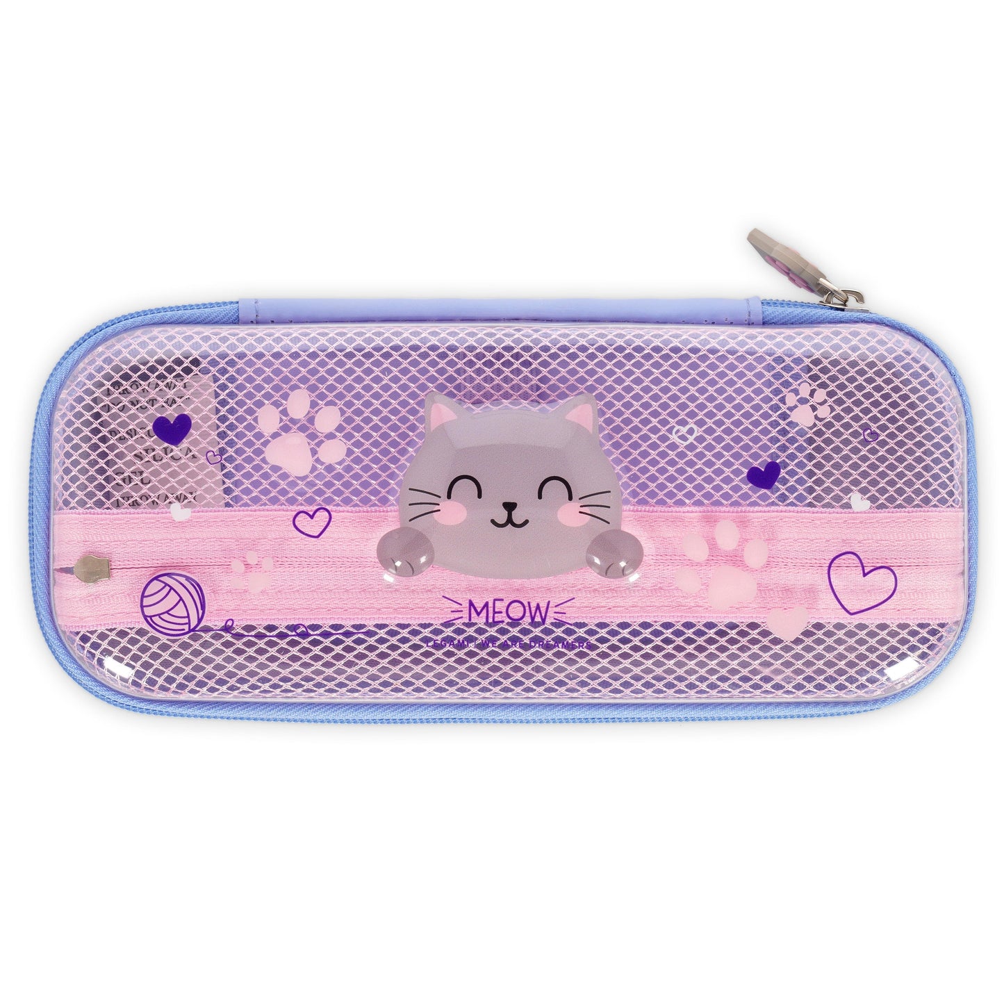Legami Pencil Case Wonder Wow - Bee, Butterfly, Tiger, Monster, Unicorn, Kitty Cat, Panda