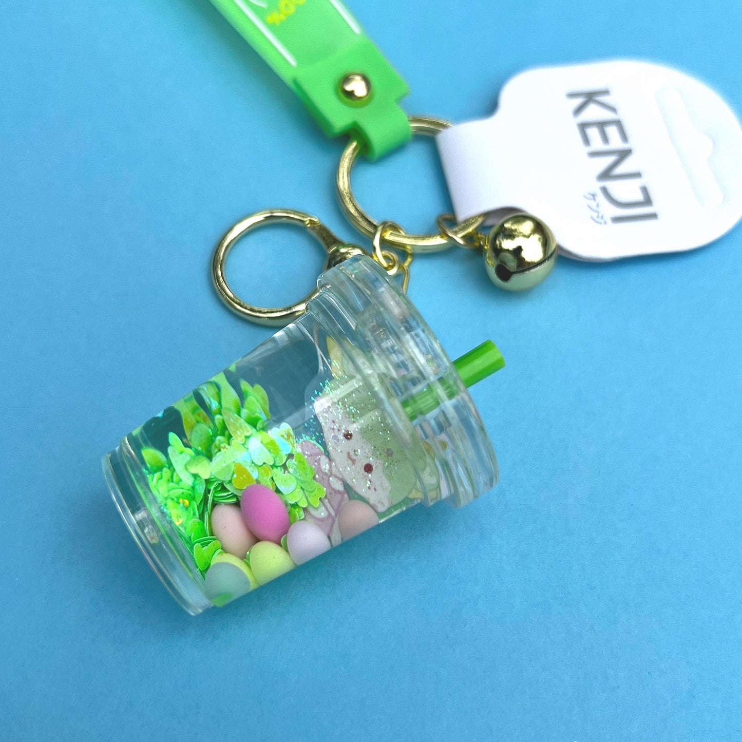 Kenji Bubble Tea Character Sensory Kawaii Keyring