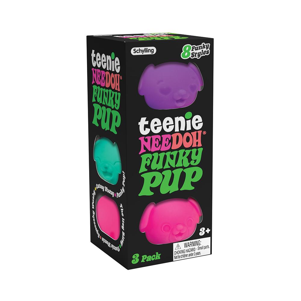 NeeDoh Teenie Funky Pups Sensory Anti Stress Fidget Toy Autism ADHD