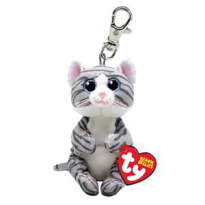 TY Keyring Plush Key Clips - Key Ring - Beanie Bellies Stuffed Animals - Cat, Dog, Otter, Unicorn