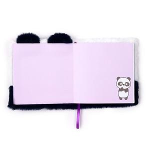 Plush Animal Fluffies LINED Notebook 15cm - Shark, Octopus, Panda & Unicorn - Soft, Fluffy & Cute
