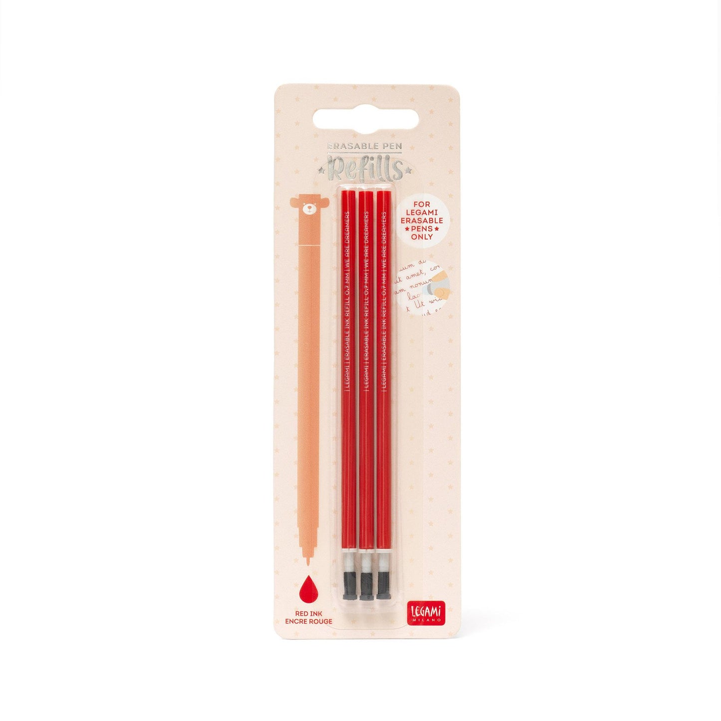 Refill For Legami Erasable Gel Pen - Heat-Sensitive Ink