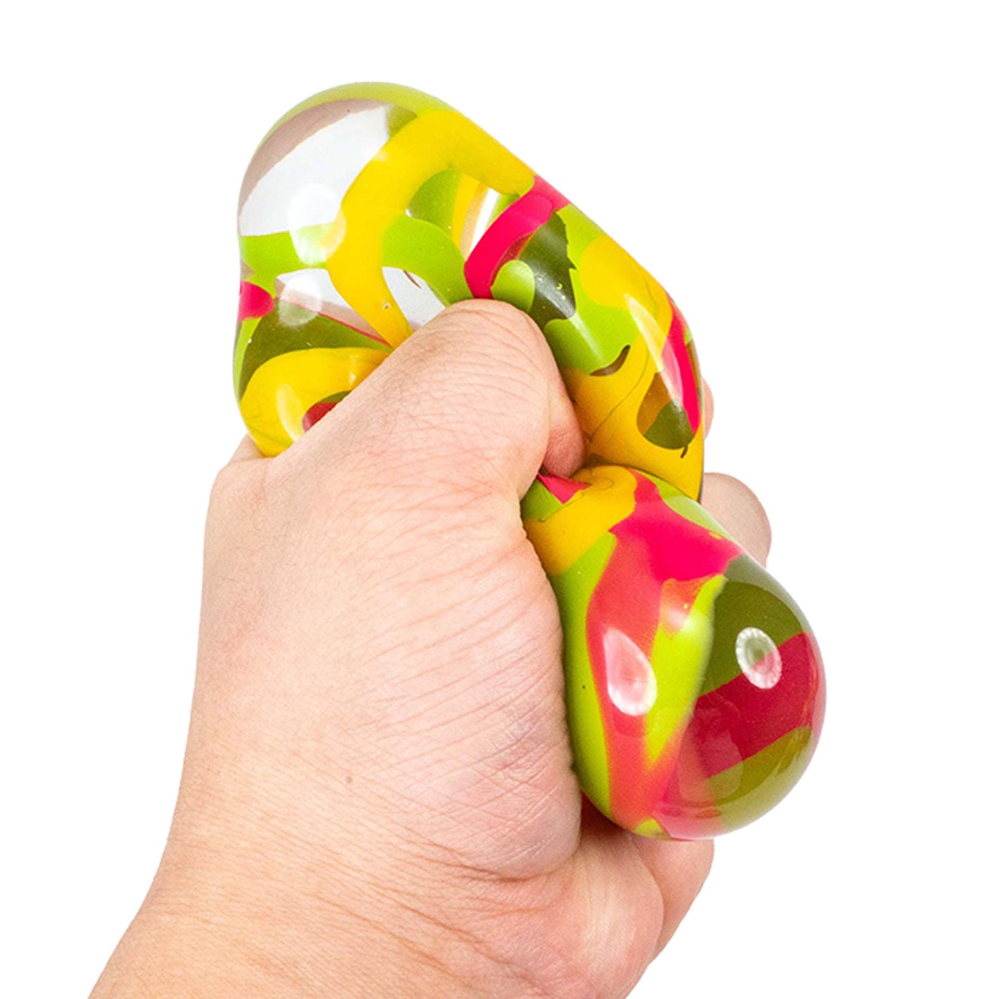 Heart Sugar Ball Translucent Maltose Squishy Fidget Toy For Stress Relief, Anxiety, ADHD & Autism Stimming - Inkerz Paint