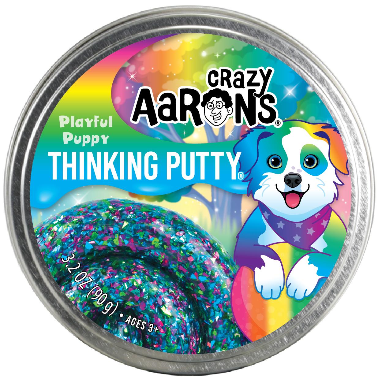 Crazy Aarons Thinking Putty 90g - Kawaii Cute, Honey Hive, Playful Puppy, Dolphin Dance, Dino Scales, Social Butterfly - Stress Relieving, Fidget Tool
