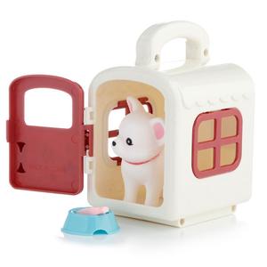 Cute Pets Carry Case Toy Set - Bunny Rabbit, Cat Or Dog