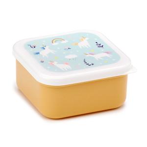 Set of 3 Stacking Lunch Boxes S/M/L - Choose from Pug Dog or Unicorn