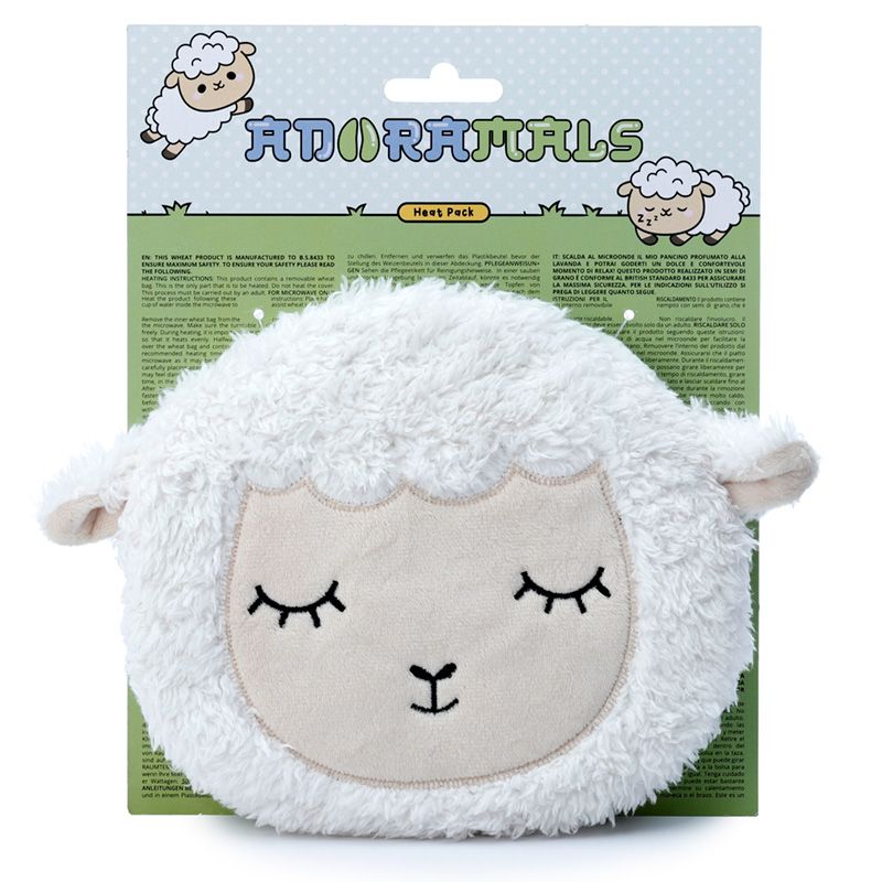 Cute Microwaveable Heat Pack Plush - Lavender Scented - Natural Wheat Grain Filling - Safe and Soft - Perfect Gift for Chilly Nights