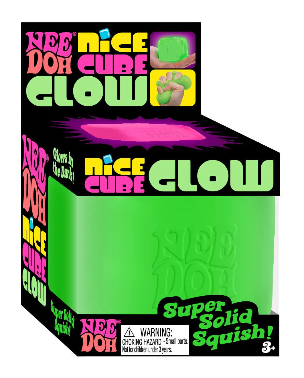 NeeDoh Nice Cube Glow In The Dark Sensory Fidget Toy