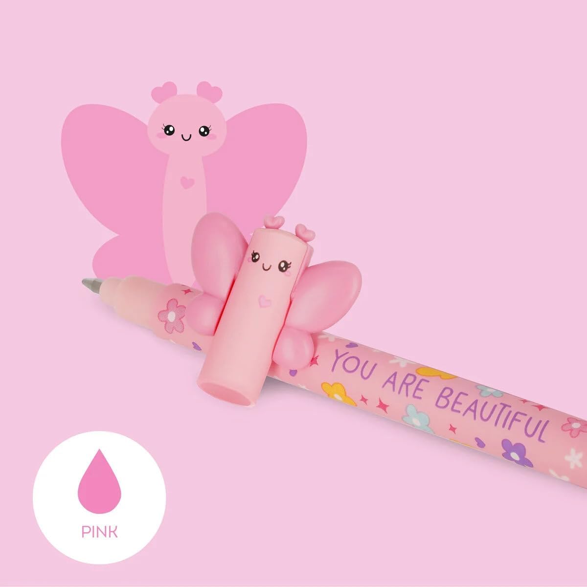 Legami Erasable Gel Pen Kawaii Cute - Heat-Sensitive Ink