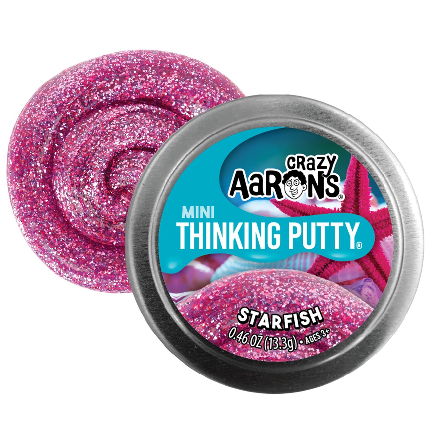 Crazy Aaron’s Thinking Putty Mini Tins 13.3g - Sensory Fidget Toy For Stress, Anxiety, Autism, ADHD