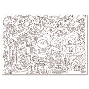 Rachel Ellen Christmas Colouring Poster