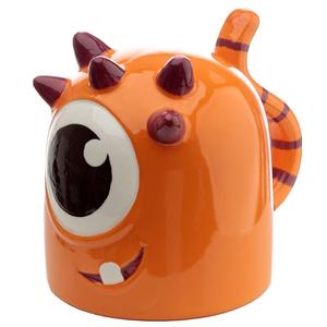 Ceramic Upside Down Mug - Animal Cute Mum Dad Gift For Him Her - Pug, Elephant, Dog, Monster (in Blue, Red, Orange, and Green), Cow, Panda, Polar Bear, Cat, Green Monster, Astronaut, Penguin,Tiger