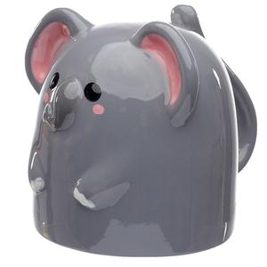 Ceramic Upside Down Mug - Animal Cute Mum Dad Gift For Him Her - Pug, Elephant, Dog, Monster (in Blue, Red, Orange, and Green), Cow, Panda, Polar Bear, Cat, Green Monster, Astronaut, Penguin,Tiger