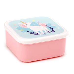 Set of 3 Stacking Lunch Boxes S/M/L - Choose from Pug Dog or Unicorn