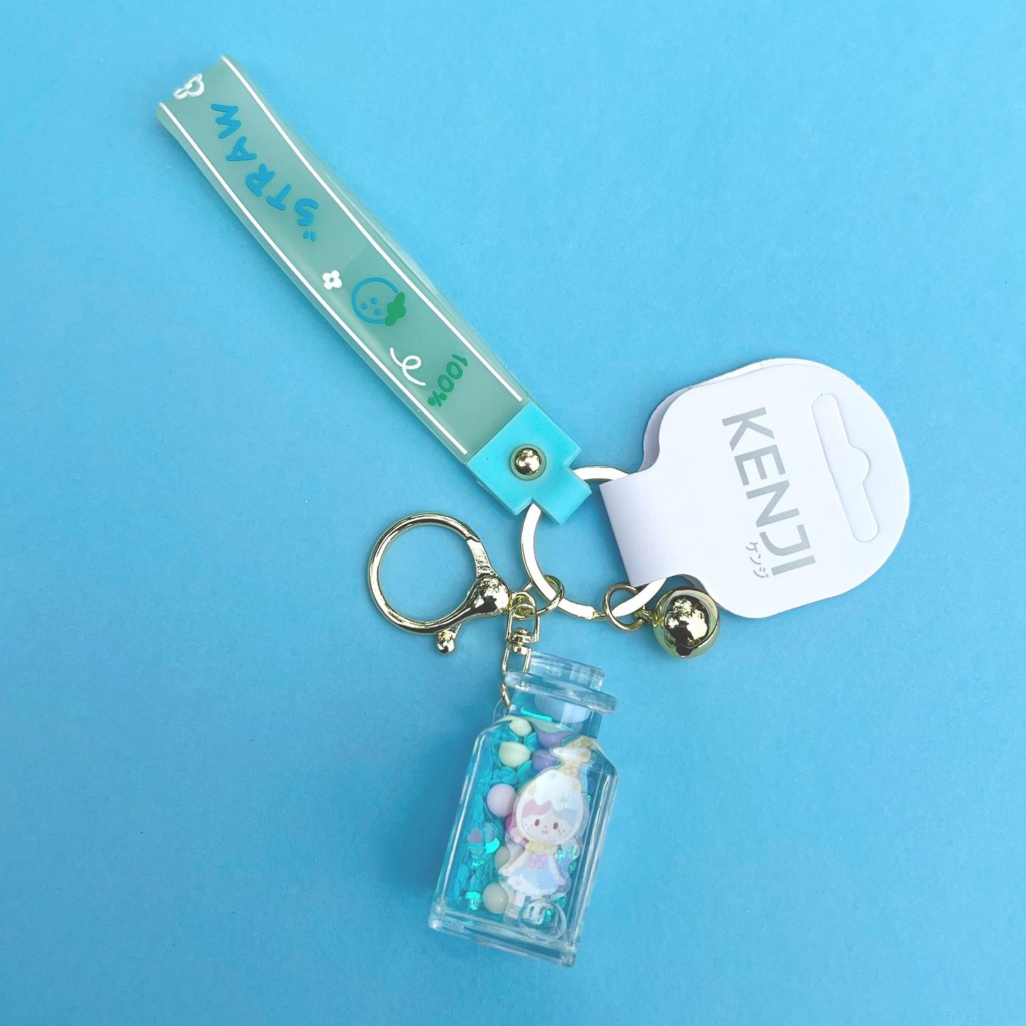 Kenji Bubble Tea Character Sensory Kawaii Keyring