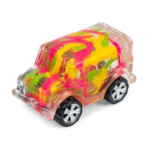Inkerz Paint Sugar Ball School Bus - Translucent Maltose Squishy Fidget Toy For Stress Relief, Anxiety, ADHD & Autism Stimming