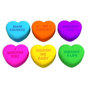 NeeDoh Squeeze Heart Squishy Fidget Toy - For Stress, Anxiety, ADHD, Autism