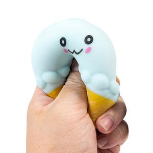 Squishy Ice Cream Sensory Toy Sand Filled Fidget Toys for Autism, ADHD, Stress & Anxiety