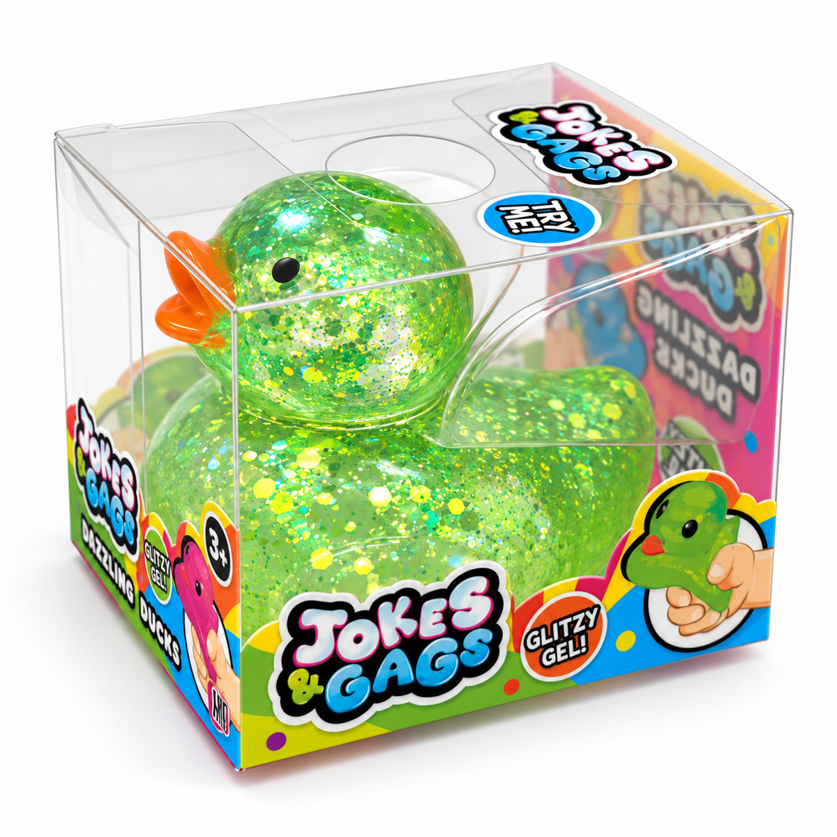 HTI Dazzling Ducks – Glitter Gel Squishy Fidget