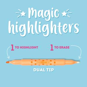 Legami Set Of 6 Erasable Magic Highlighters