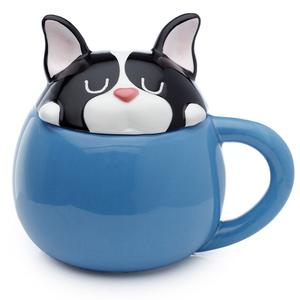 Adoramals Lid Ceramic Lidded Animal Mug Cute Cup