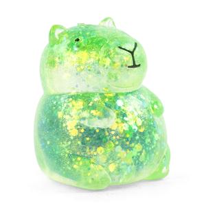 Sugar Filled Glitter Capybara Squishy Sensory Fidget Toy For Stress Relief & Focus