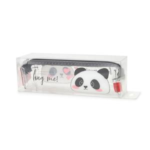 Legami Transparent Pencil Case - Panda or Cat