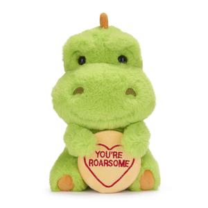 Swizzels Love Hearts Plush 7" Soft Toys Gifts - Bunny Easter, Bacon & Egg, Best-Tea Bestie, Cloud, Flowers Plant, Bee, Game Control Gamer, Mum Lemon, Fries, Frog, Valentine's Day, Dinosaur