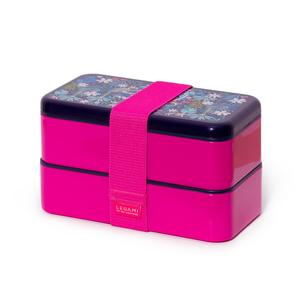 Legami Lunch Box With Cutlery "Bloom Your Own Way" Pink Floral