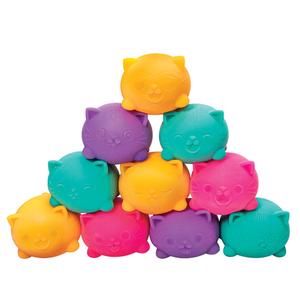 Teenie NeeDoh Cool Cats Fidget Toy Set - Pack of 3 - Sensory Toy