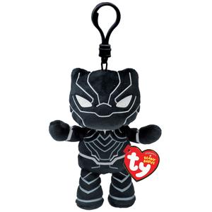 TY Marvel Plush Key Clip Key Ring Keyring - Spiderman, Groot, Iron Man, Rocket, Captain America, Black Panther, Miles Morales - Beanie Babies