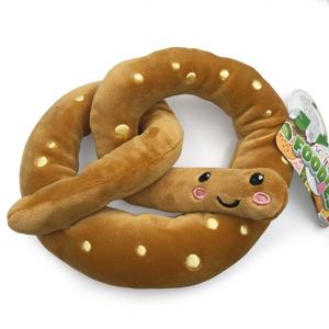 Softlings Bakery Foodies 16cm Plush Soft Toys - Strawberry Cheesecake, Hot Cross Bun, Donut, Toast, Pretzel, Chocolate Cake