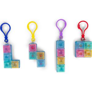Glitter Clicker Keyboard Keychain Key Chain Key Ring Keyring Sensory Fidget Toy For Stress Relief