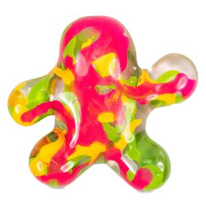 Inkerz Paint Sugar Ball Man Translucent Maltose Squishy Fidget Toy For Stress Relief, Anxiety, ADHD & Autism Stimming