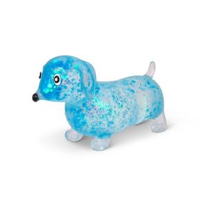 Scrunchems Sugar Sausage Dog Glitter Sensory Fidget Toy For Stress Relief, ADHD & Autism