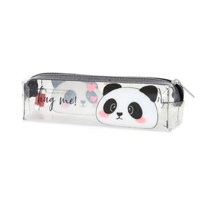 Legami Transparent Pencil Case - Panda or Cat