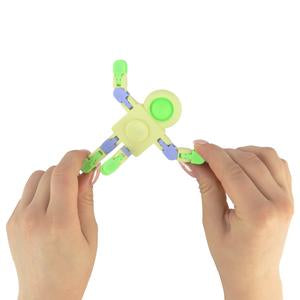 Fidget Robot Toy - Pop It, Spin IT, Twist IT - Stress Relief Toy