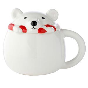 Adoramals Lid Ceramic Lidded Animal Mug Cute Cup
