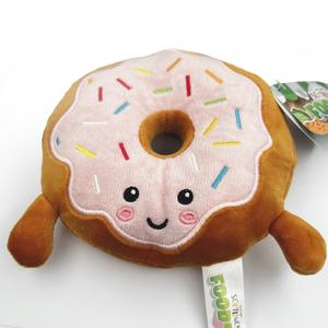 Softlings Bakery Foodies 16cm Plush Soft Toys - Strawberry Cheesecake, Hot Cross Bun, Donut, Toast, Pretzel, Chocolate Cake