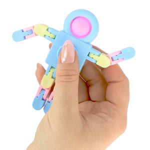Fidget Robot Toy - Pop It, Spin IT, Twist IT - Stress Relief Toy