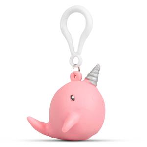 Glitter Narwhal Keyring Sensory Fidget Toy For Stress Relief, Anxiety, ADHD & Autism - Bag Clip