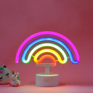 Legami Neon Effect Led Lamp Rainbow - It's a Sign