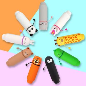 Legami Kawaii 2-in-1 Soft Silicone Pencil Case