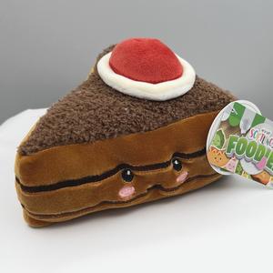 Softlings Bakery Foodies 16cm Plush Soft Toys - Strawberry Cheesecake, Hot Cross Bun, Donut, Toast, Pretzel, Chocolate Cake