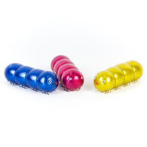 Squishy Disco Caterpillar Glitter Fidget Toy Sensory