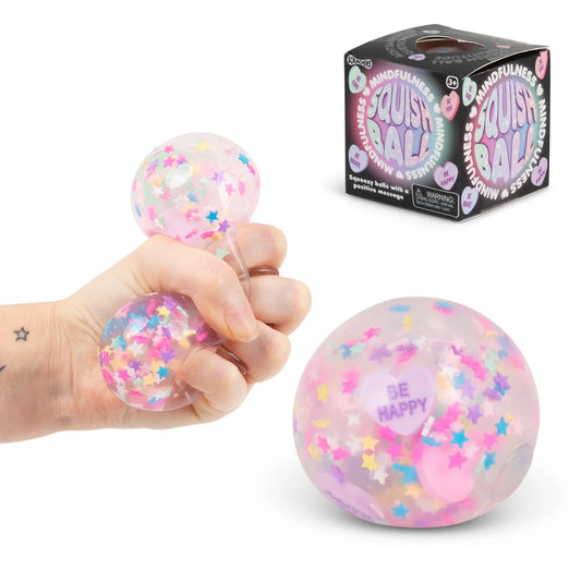 Scrunchems Mindfulness Squish Ball - Positive Messages Squishy Toy