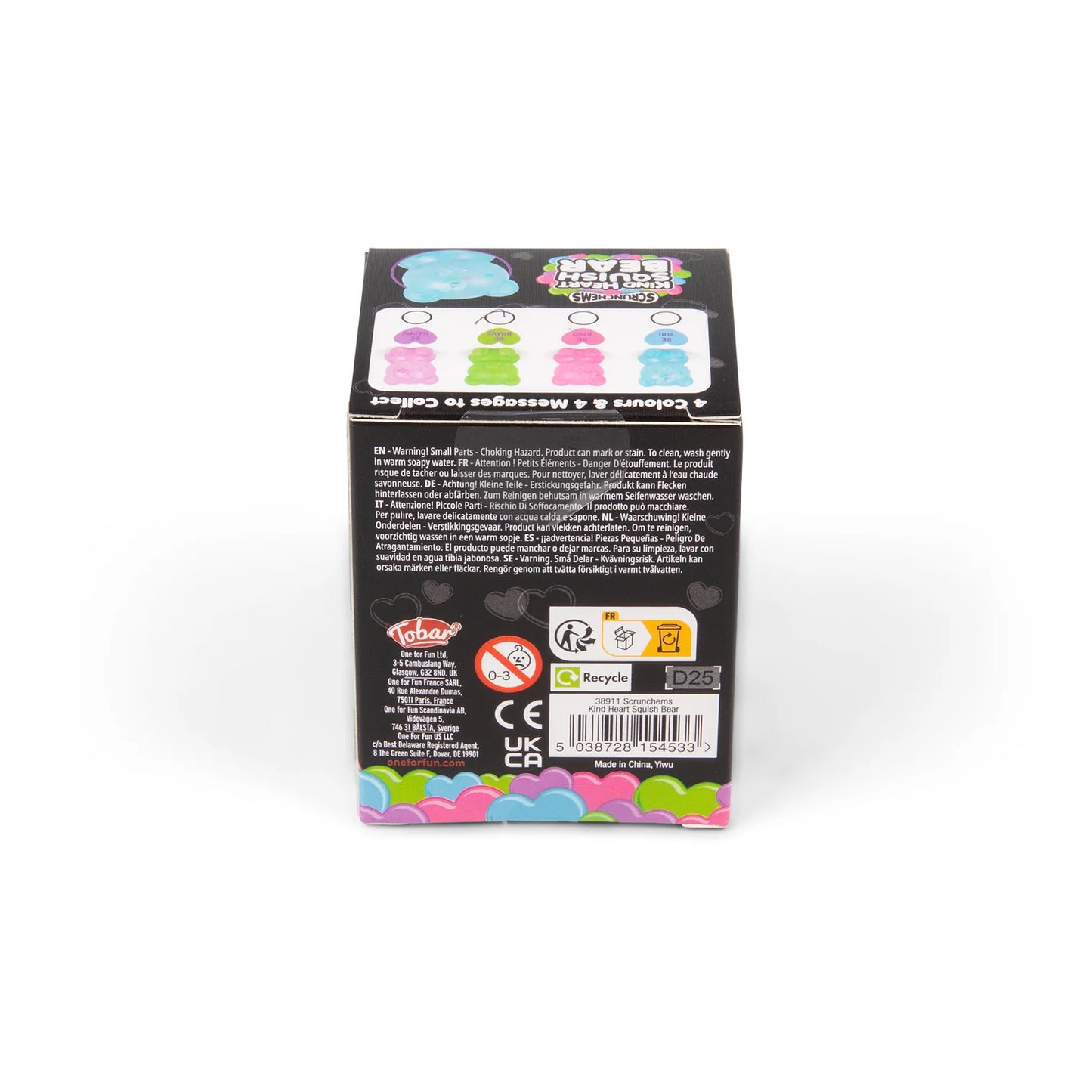 Scrunchems Kind Heart Squish Bear Sensory Toy