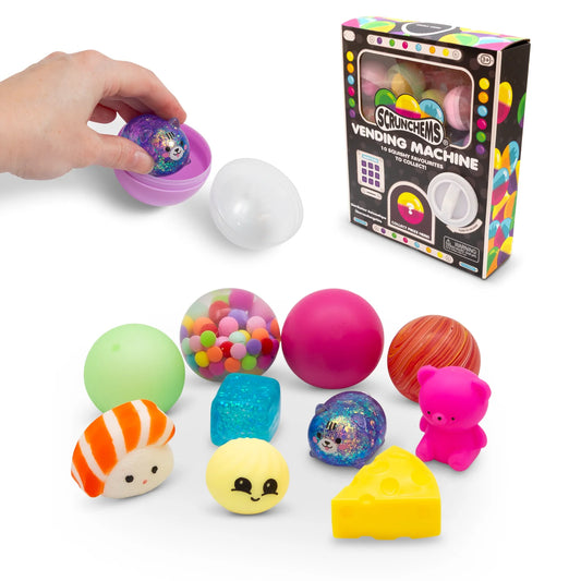 Scrunchems Vending Machine 10 Squishy Surprises
