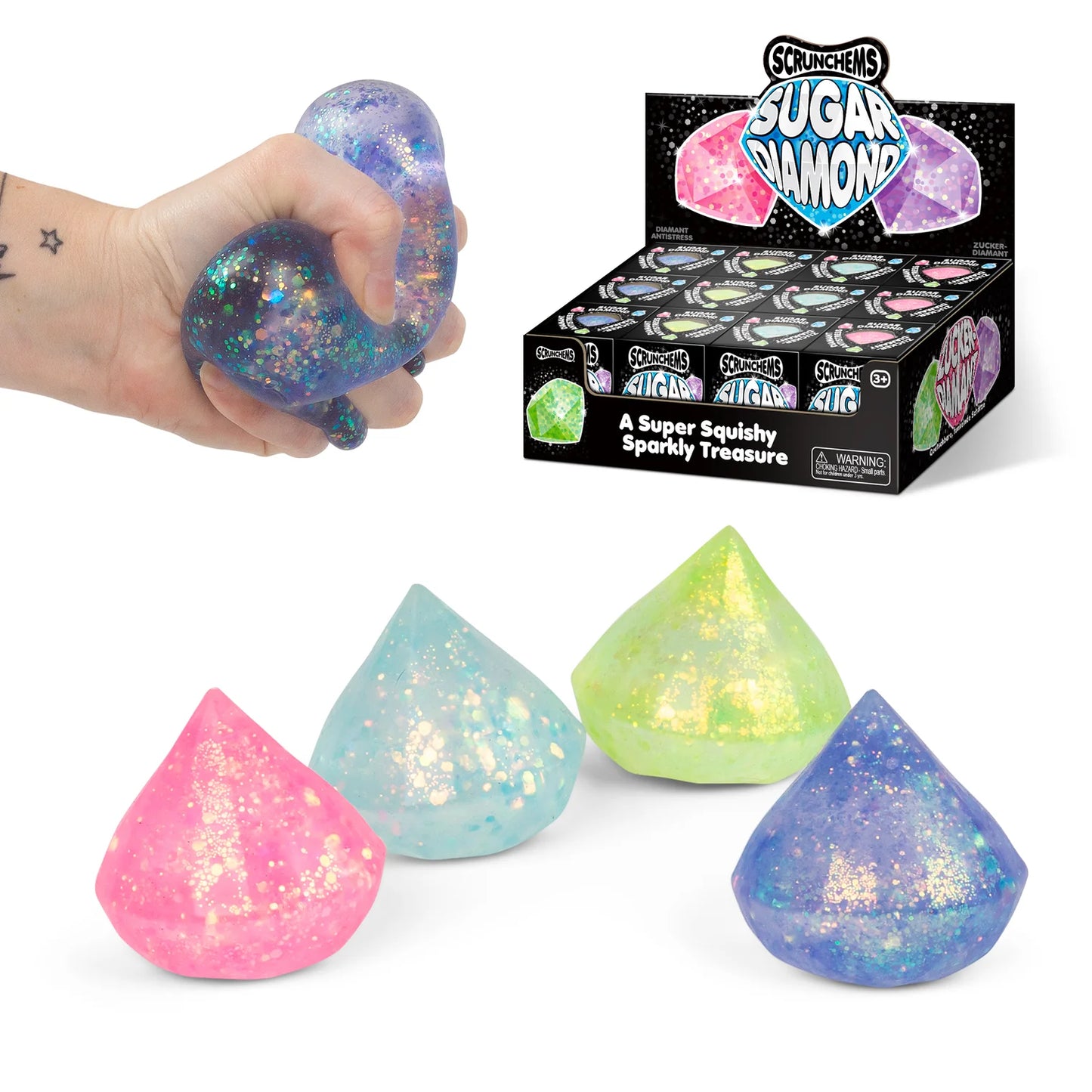 Scrunchems Sugar Diamond Sensory Toy