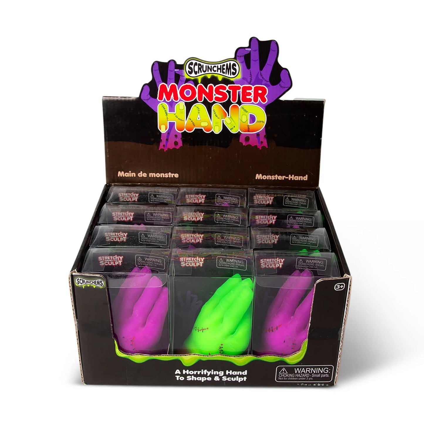 Scrunchems Monster Hand - Stretchy, Squishy, Sand Filled Halloween Sensory Toy